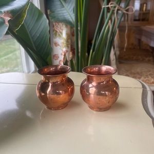 Solid Copper Drinking Glasses